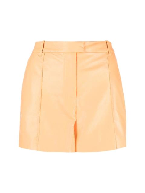 STAND STUDIO Kirsty faux-leather shorts