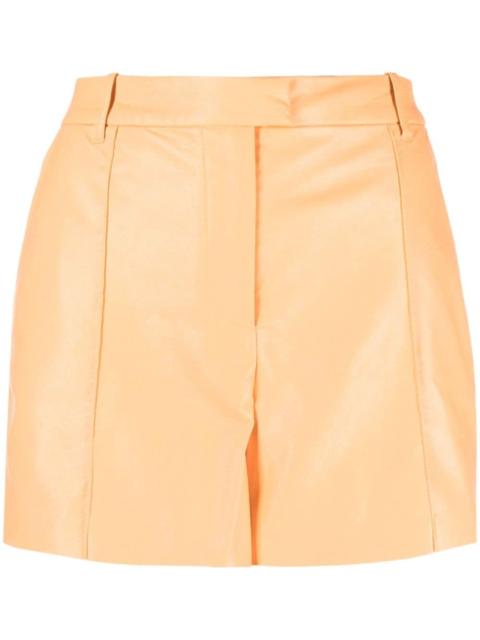 STAND STUDIO Kirsty faux-leather shorts