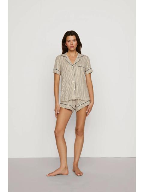 eberjey Gisele Printed TENCEL™ Modal Relaxed Short PJ Set