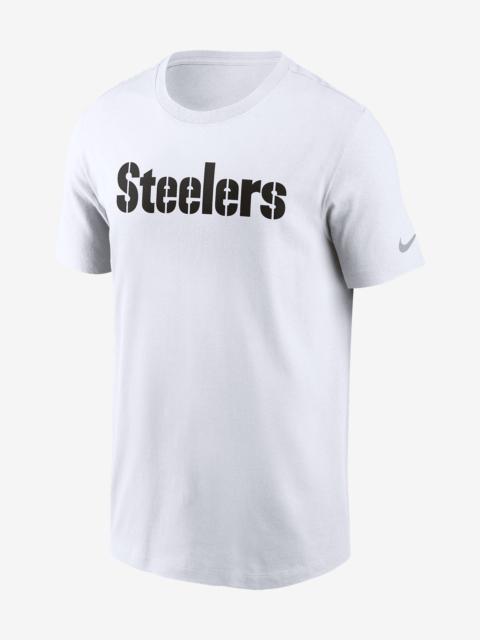 Pittsburgh Steelers Primetime Wordmark Essential Nike Men's NFL T-Shirt