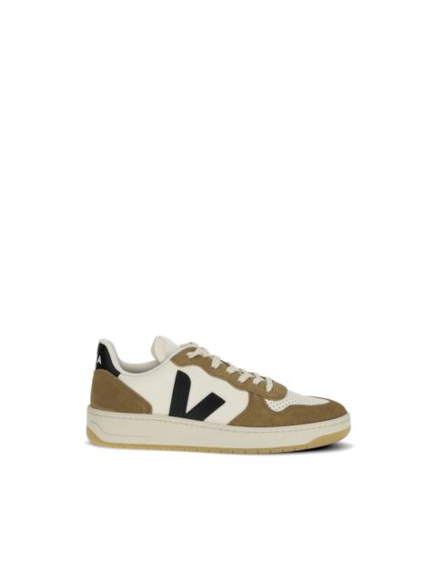 VEJA V-10 logo-patch sneakers