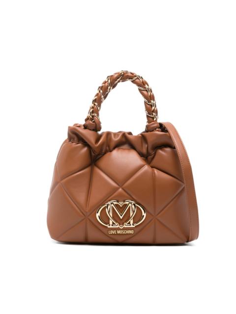 Moschino quilted tote bag