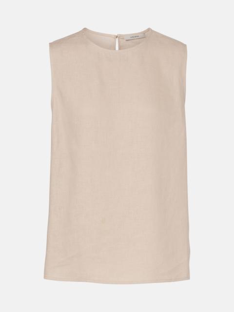 ASCENO Trento linen top