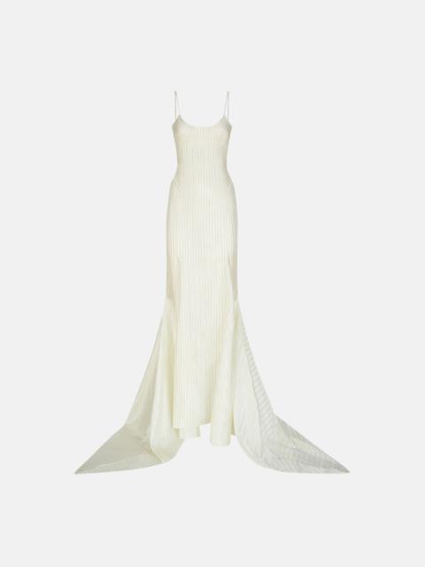 THE ATTICO MILK LONG DRESS