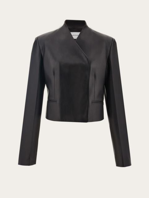 FERRAGAMO Short leather jacket