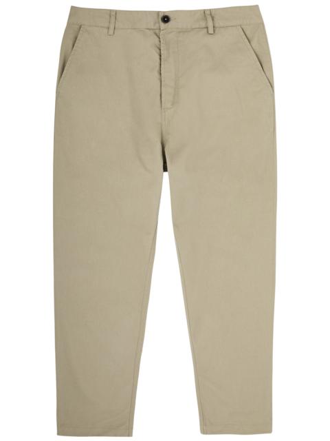 Military cotton-twill chinos