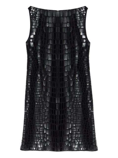 DSQUARED2 crocodile-effect mini dress
