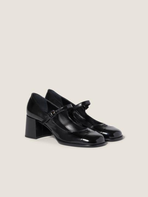 Miu Miu Patent leather and naplak leather pumps