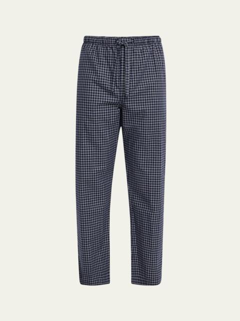 Derek Rose Men's Braemar Brushed Cotton Pajama Pants
