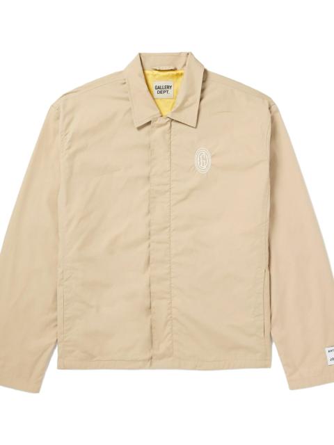 GALLERY DEPT. Off Site Embroidered Logo Jacket "Beige" GD385