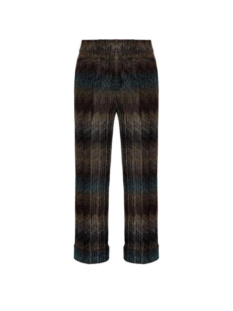 Missoni zigzag flared trousers