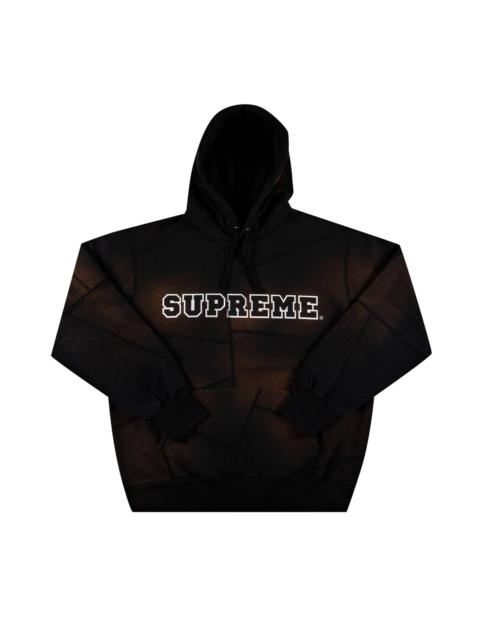 Supreme Patchwork Hooded Sweatshirt 'Black'