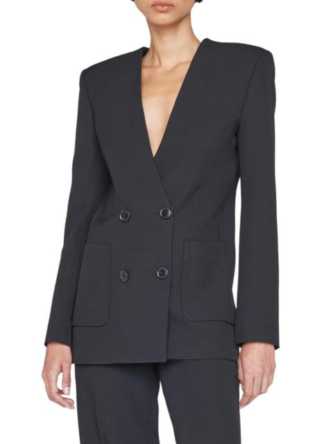 FRAME Double Breasted Blazer