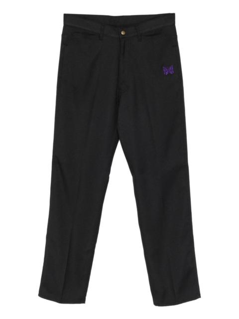 NEEDLES embroidery trousers