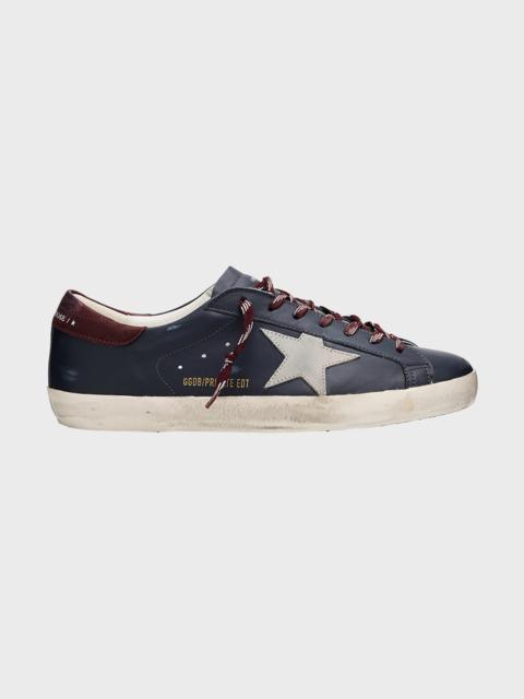 Golden Goose Men's Super-Star Leather Low-Top Sneakers
