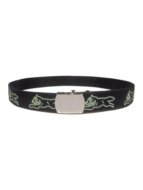 ICECREAM RUNNING DOG WEB BELT GLOW IN THE DARK