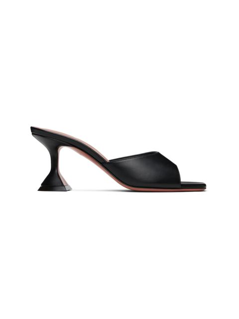 Amina Muaddi Black Lupita Slipper 70 Heeled Sandals