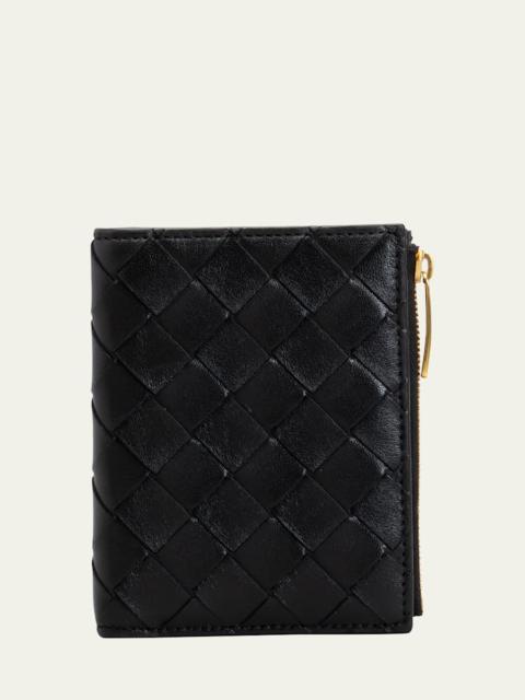 Bottega Veneta Small Bifold Zip Wallet