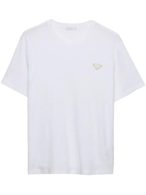 Prada logo cotton t-shirt