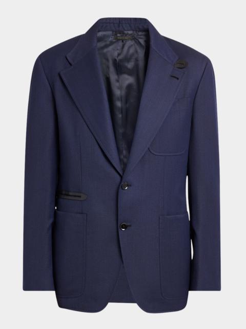 Brioni Men's Wool Single-Breasted Travel Sport Coat