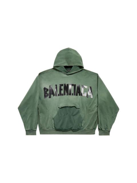 BALENCIAGA Tape Type logo cotton hoodie