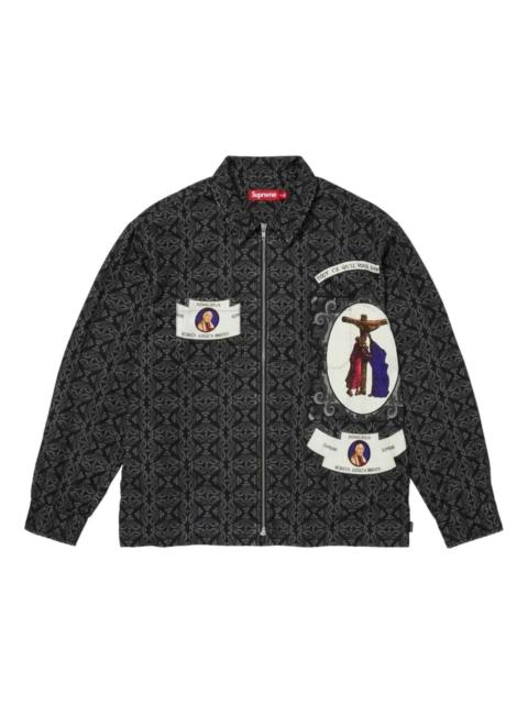 Supreme Supreme FW26 Devotion Flannel Zip Up Shirt 'Black' SUP-FW26-043-BLK