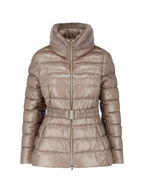 Herno BELTED DOWN JACKET "CLAUDIA"