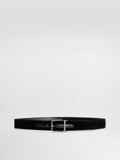 Dolce & Gabbana Cotton velvet belt