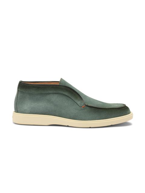 Men's petrol green suede desert boot