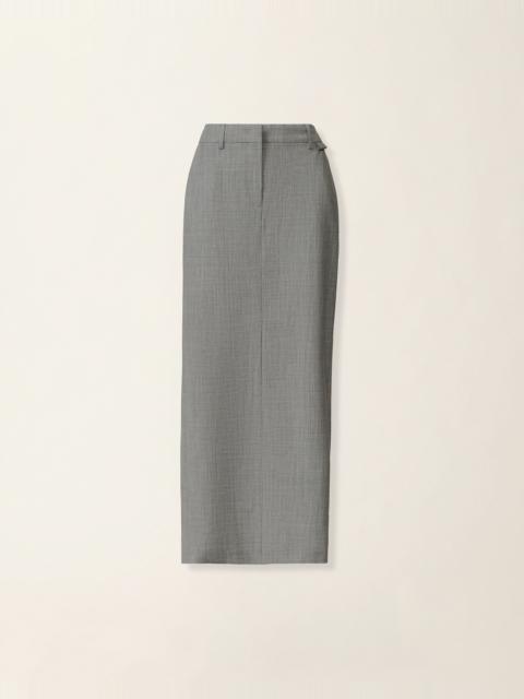 FABIANA FILIPPI Pencil skirt in bi-stretch fresco wool