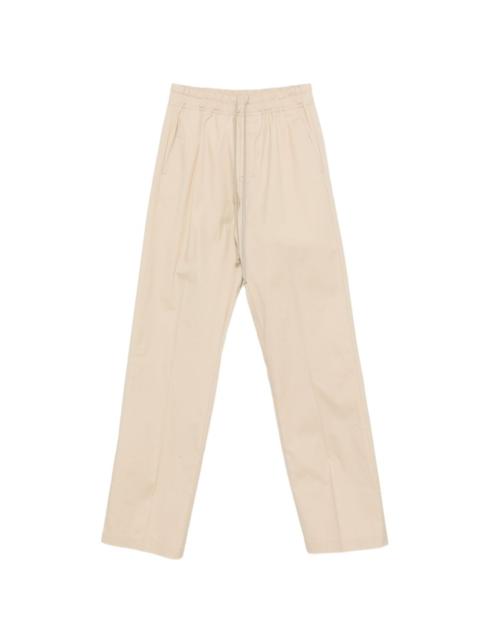 Rick Owens drawstring-fastening flap-pocket trousers