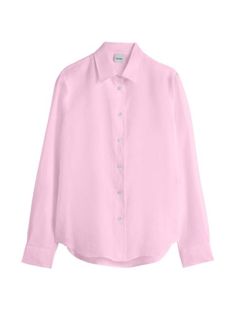 Long Sleeve Button Down Shirt - Peonia