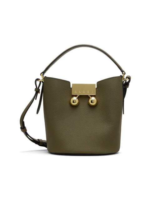 Marni Khaki Trunkaroo Bucket Bag