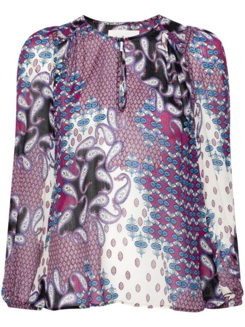 ba&sh Blair georgette blouse