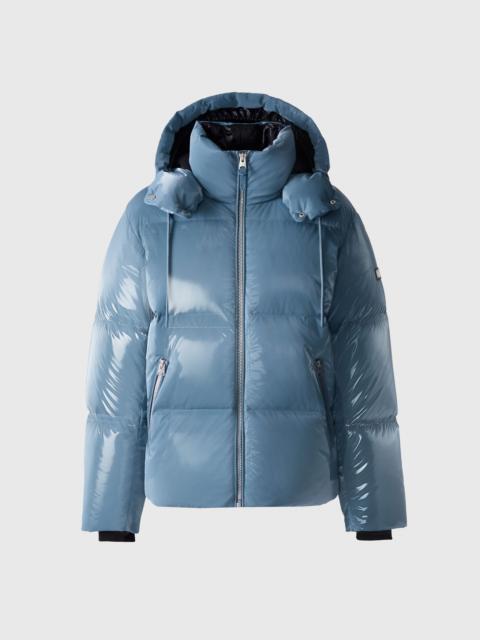 MACKAGE KENT-GLO High-Gloss Hooded Down Jacket