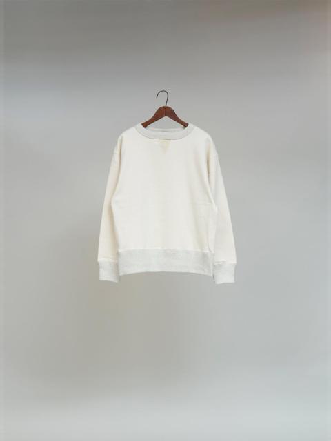 Nigel Cabourn French Terry U.S. Sweat Shirt Mix in Ivory