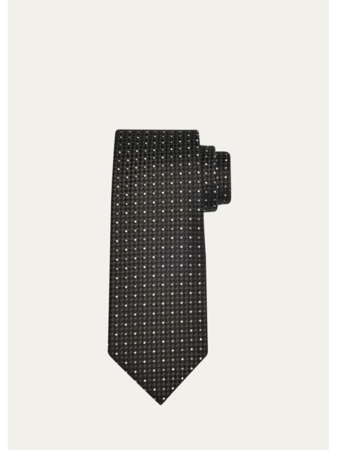 TOM FORD Men's Micro-Jacquard Silk Tie
