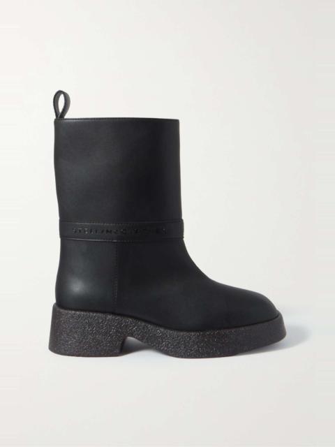 Stella McCartney Skyla logo-embellished vegetarian leather ankle boots