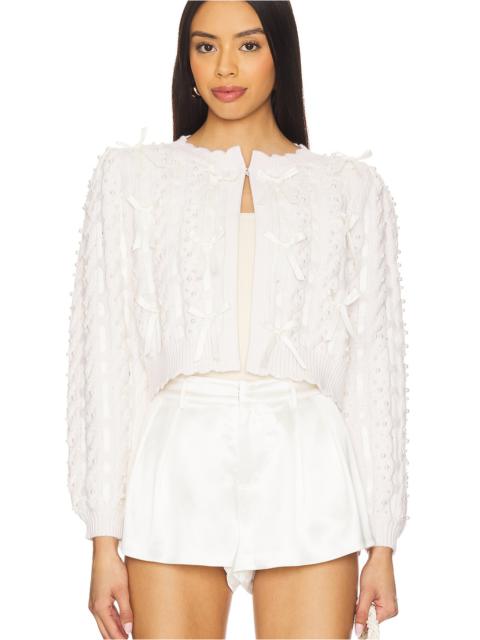 Alice + Olivia Kitty Embellished Cardigan