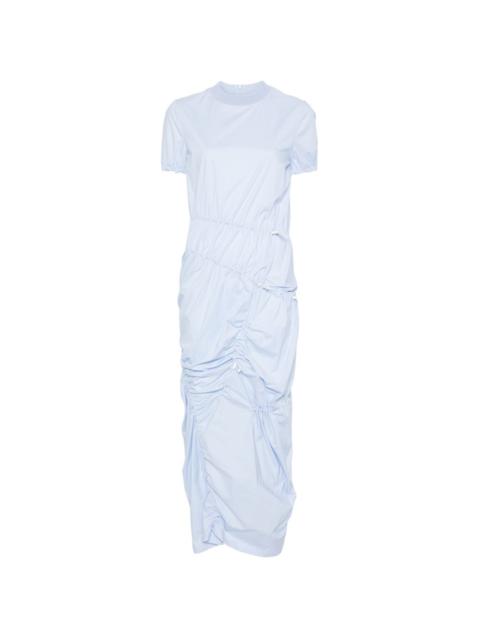 Moschino gathered midi dress