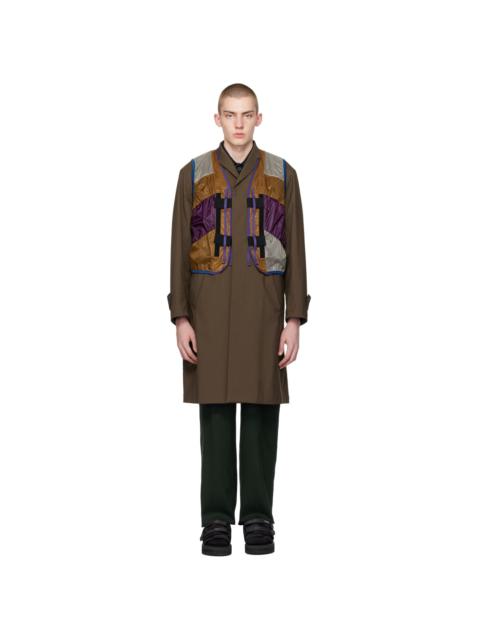Kolor Brown Coat & Vest Set