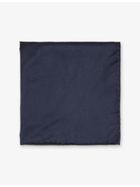 CORNELIANI Tonal Silk Pocket Square