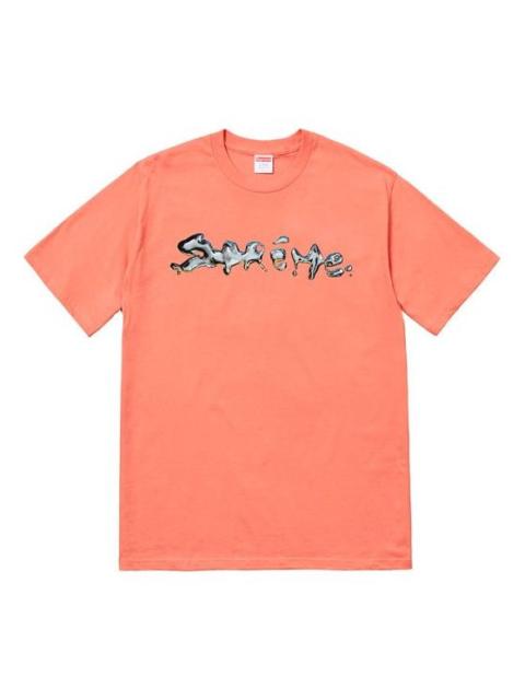 Supreme Supreme FW18 Liquid Tee Terra Cotta Logo Tee SUP-FW18-015