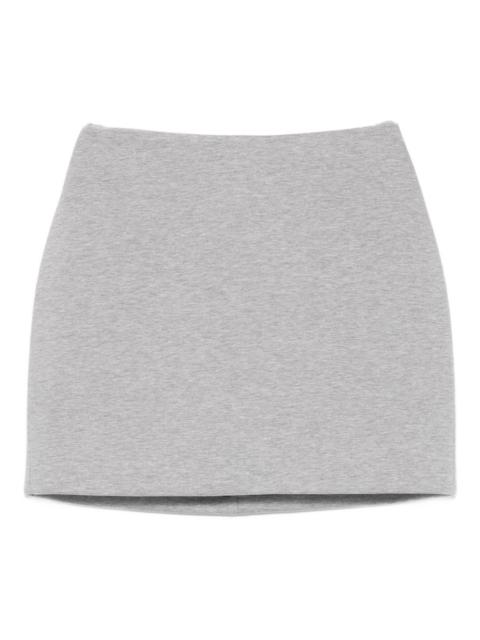 David Koma mélange-effect mini skirt