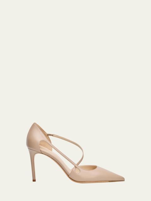 ALEXANDRE BIRMAN 85mm Renee Leather d'Orsay Pumps