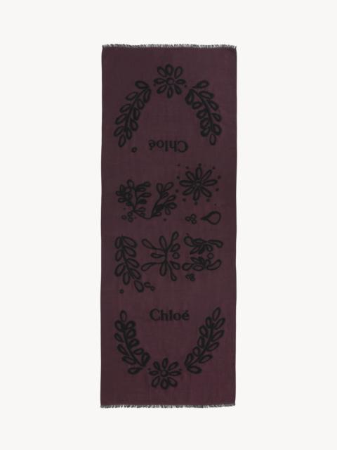 Chloé EMBROIDERED STOLE