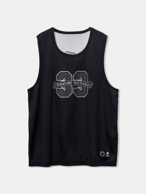 Chrome Hearts Black/Grey Reversible Basketball Jersey