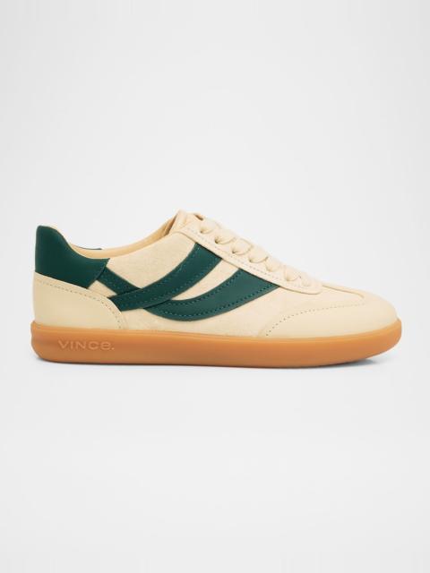 Vince Oasis Bicolor Leather Retro Sneakers