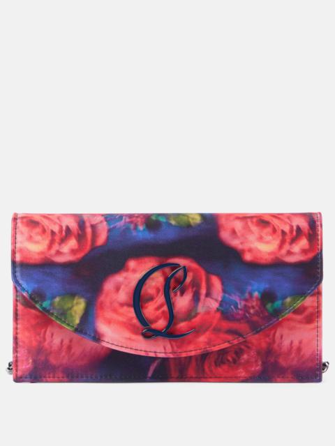 Christian Louboutin Loubi54 floral satin crêpe clutch
