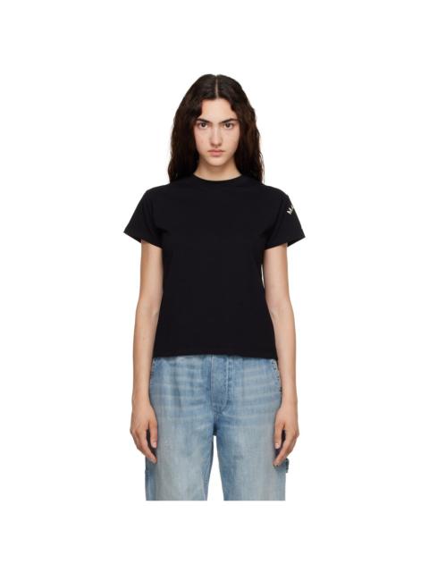 MM6 Maison Margiela Black Mannequin-Print Cotton Jersey T-shirt